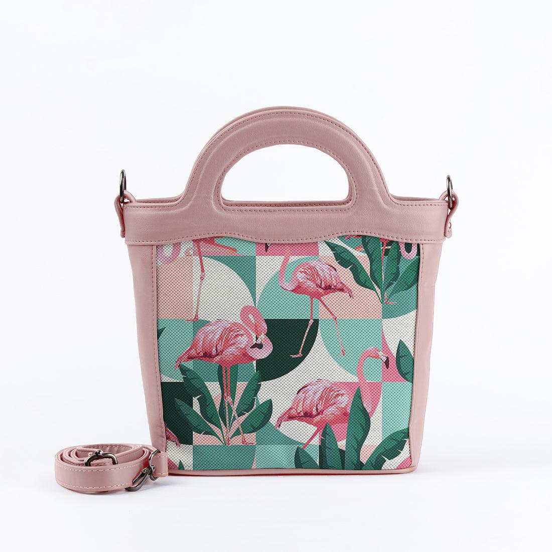 Rose Top Handle Handbag Flamingo - CANVAEGYPT