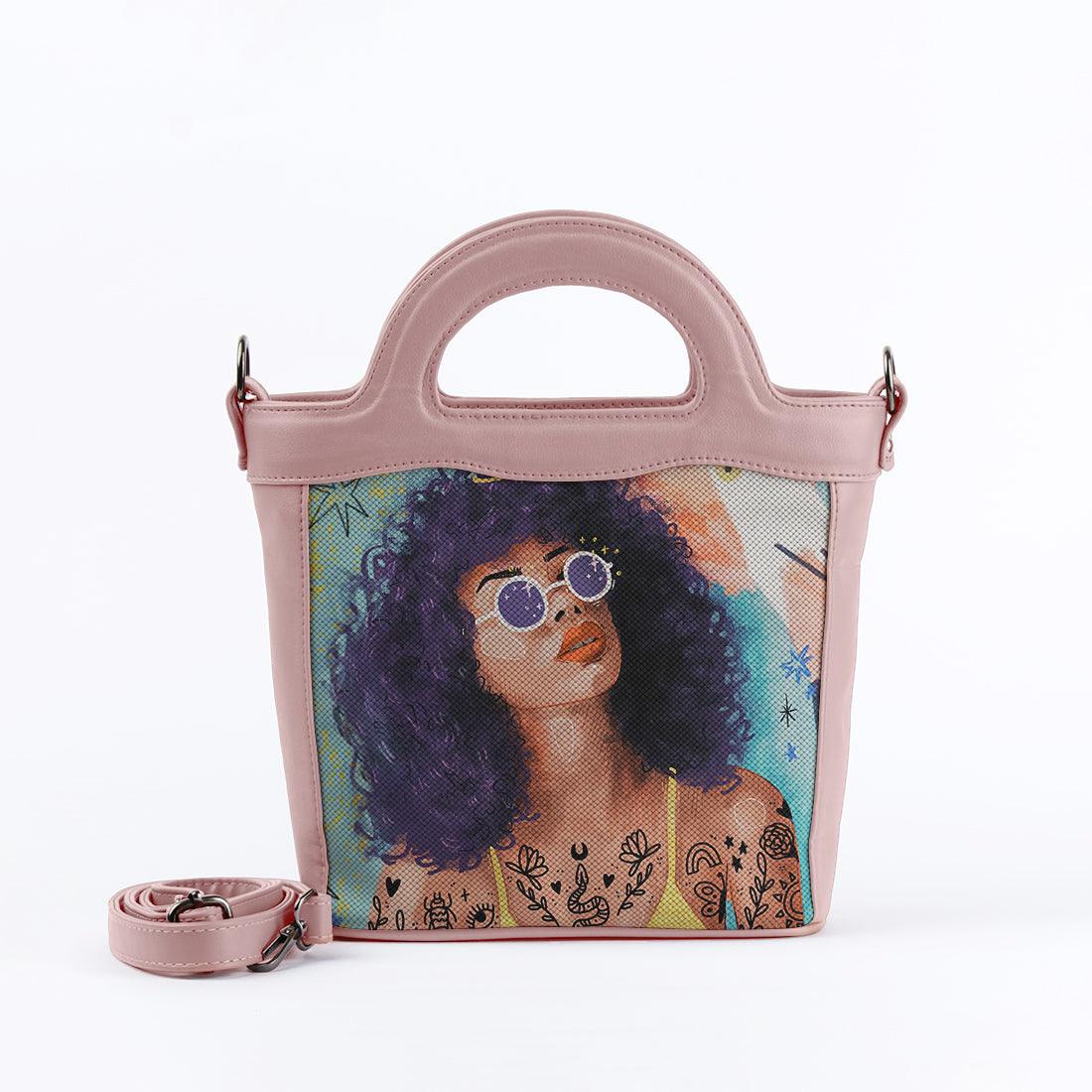 Rose Top Handle Handbag Flamingo Queen - CANVAEGYPT