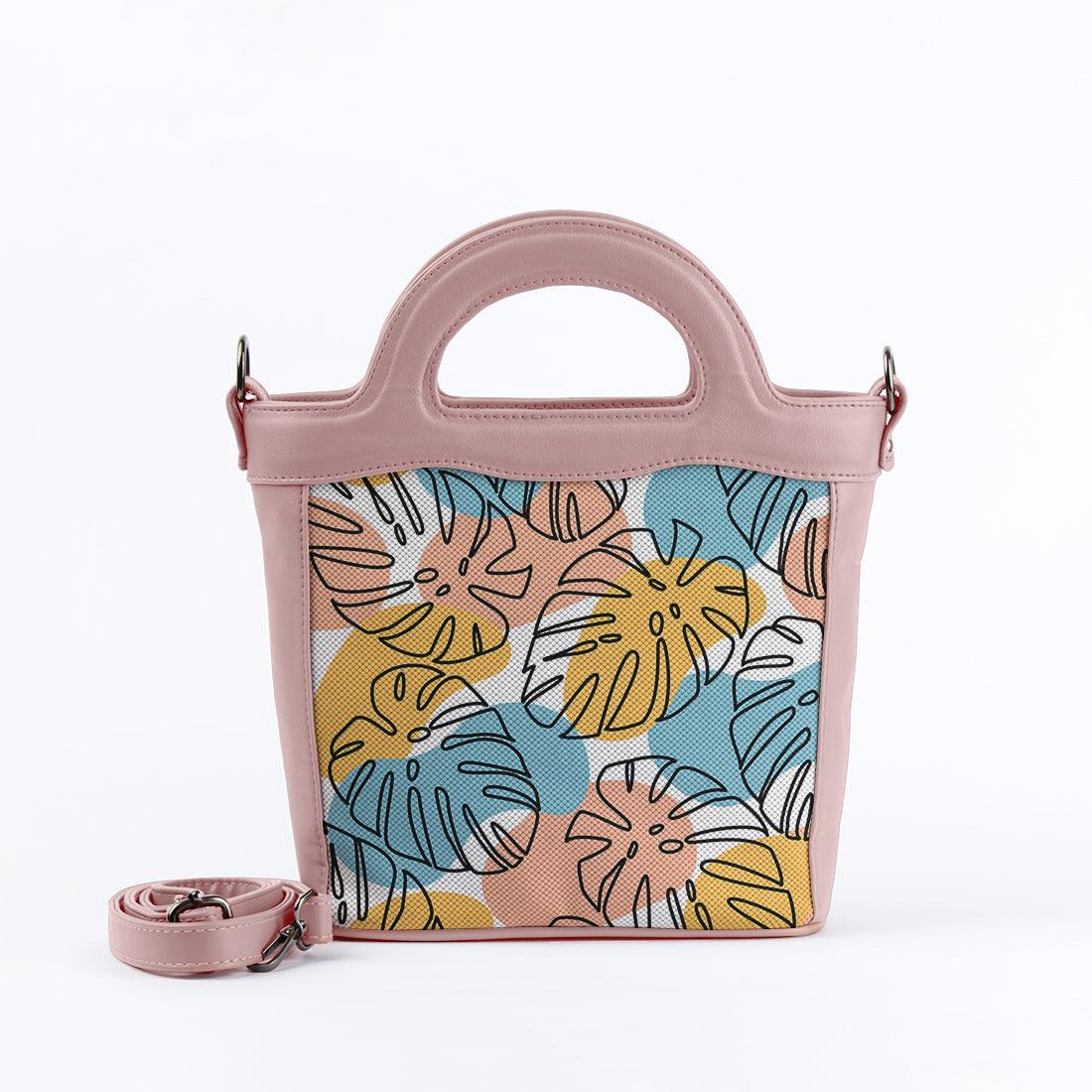 Rose Top Handle Handbag Floral - CANVAEGYPT