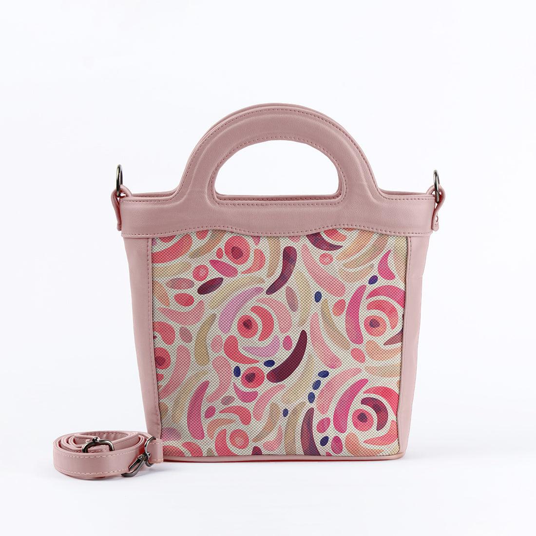 Rose Top Handle Handbag Pinky - CANVAEGYPT