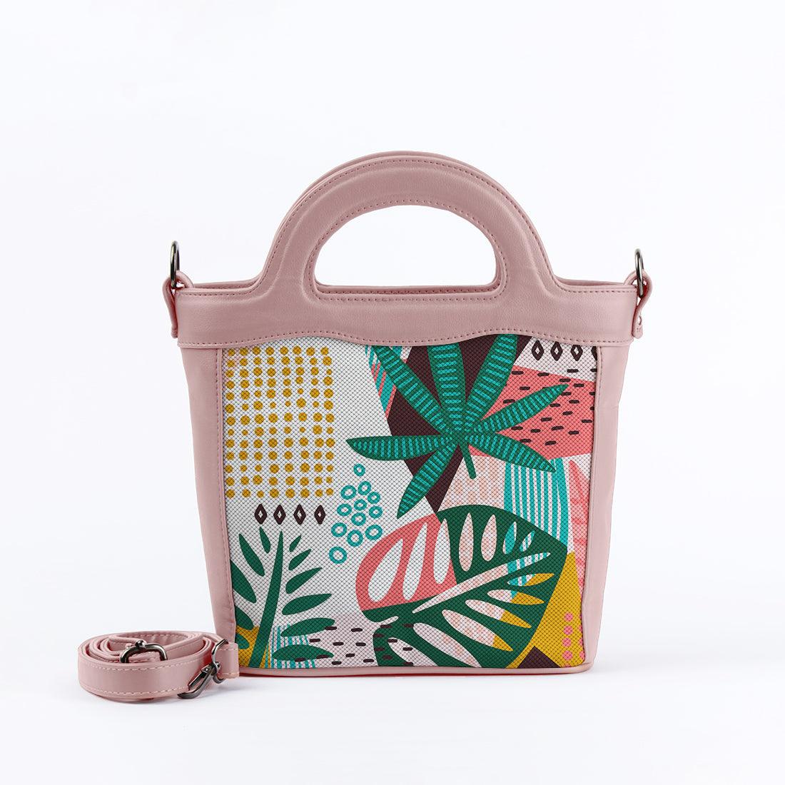 Rose Top Handle Handbag Summer Abstract - CANVAEGYPT