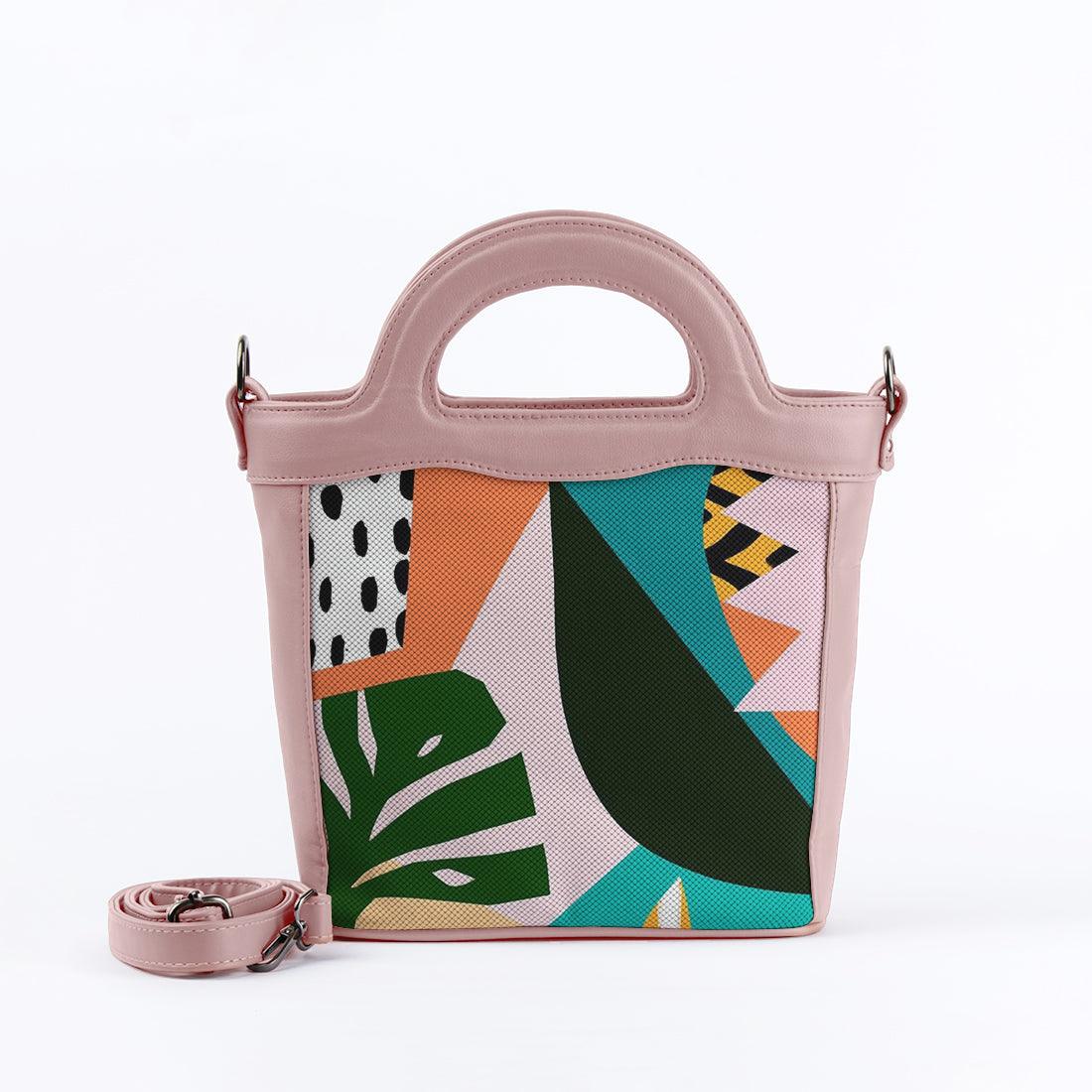 Rose Top Handle Handbag Summer Art - CANVAEGYPT