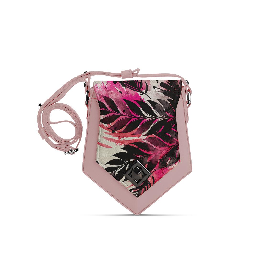 Rose Triangles Crossbag Bright Leaves - CANVAEGYPT