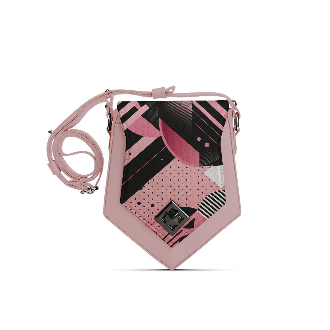 Rose Triangles Crossbag Pinky Shapes - CANVAEGYPT