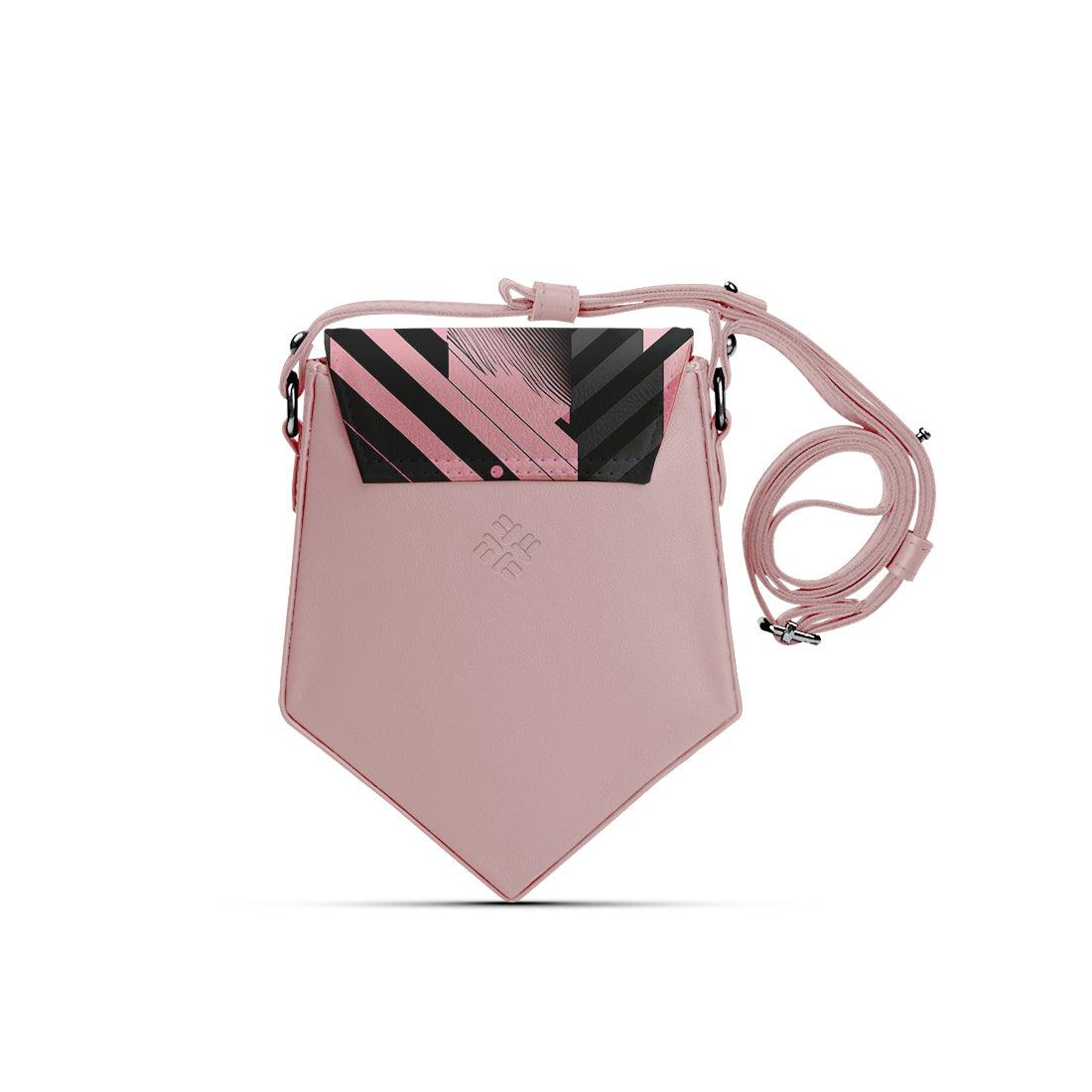 Rose Triangles Crossbag Pinky Shapes - CANVAEGYPT