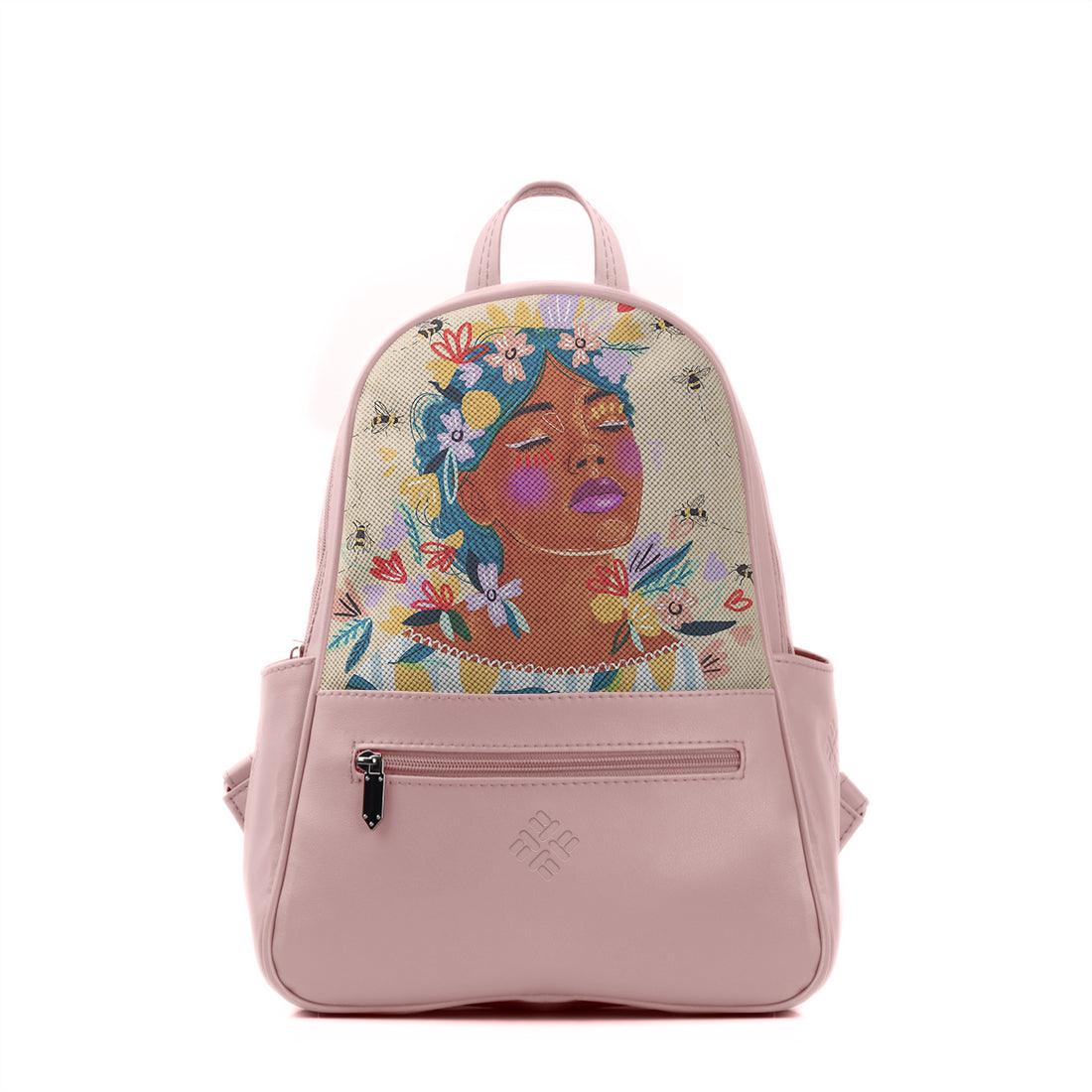 Rose Vivid Backpack Save the bees - CANVAEGYPT