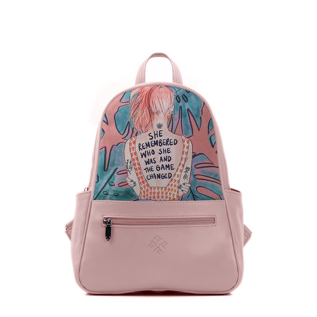 Rose Vivid Backpack She remembered - CANVAEGYPT