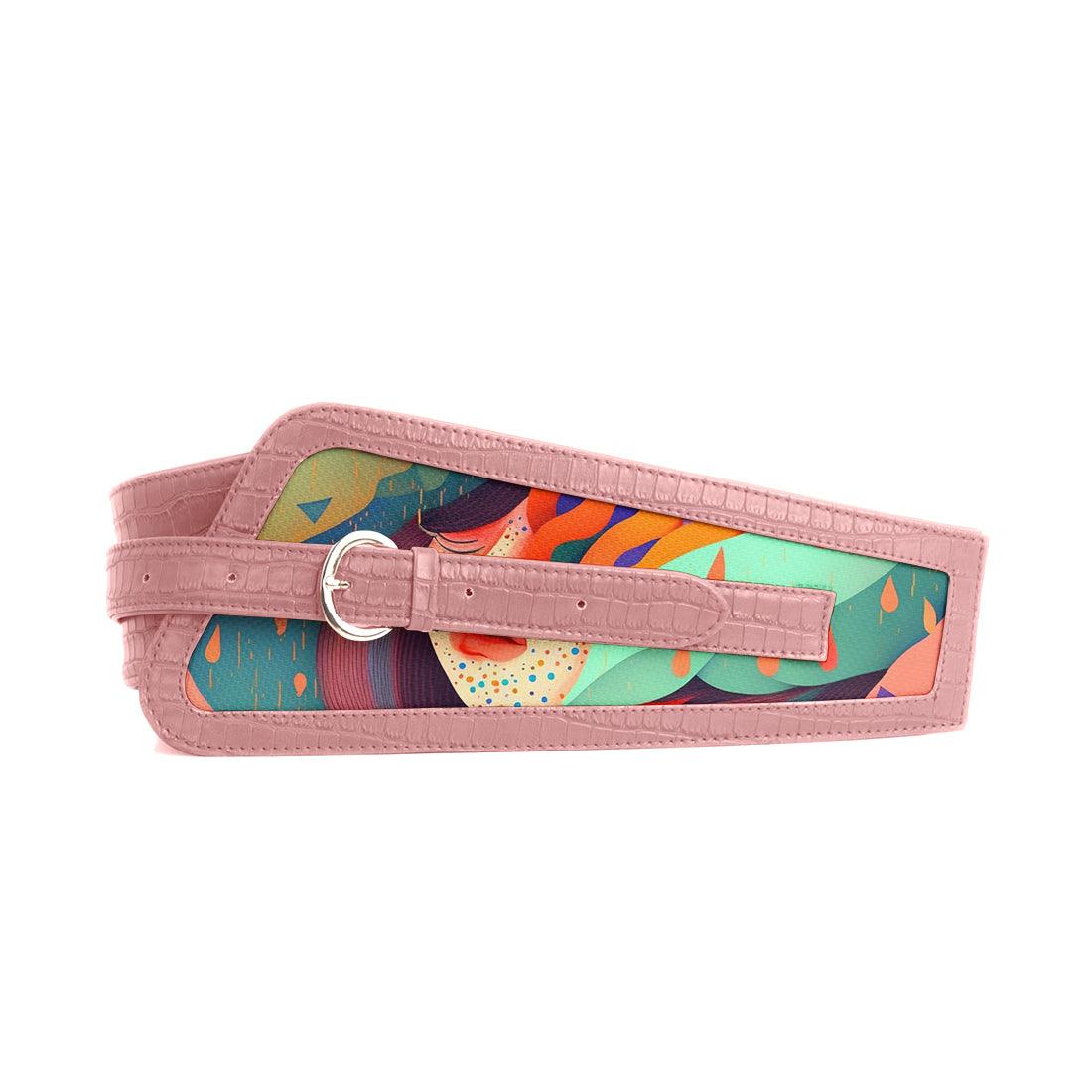 Rose Women's Belt Colorful Toughts - CANVAEGYPT