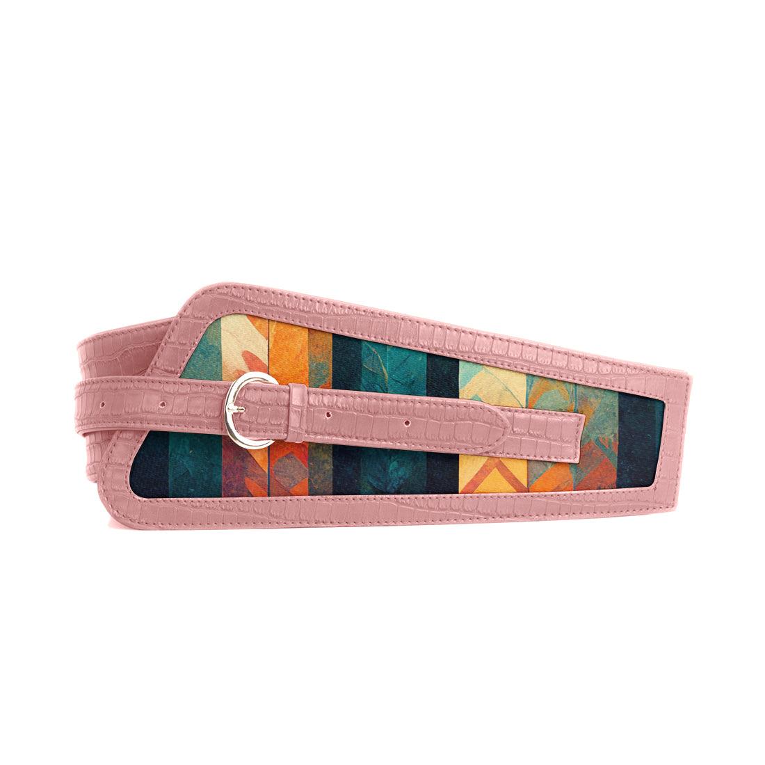 Rose Women's Belt Flowers Pattern - CANVAEGYPT
