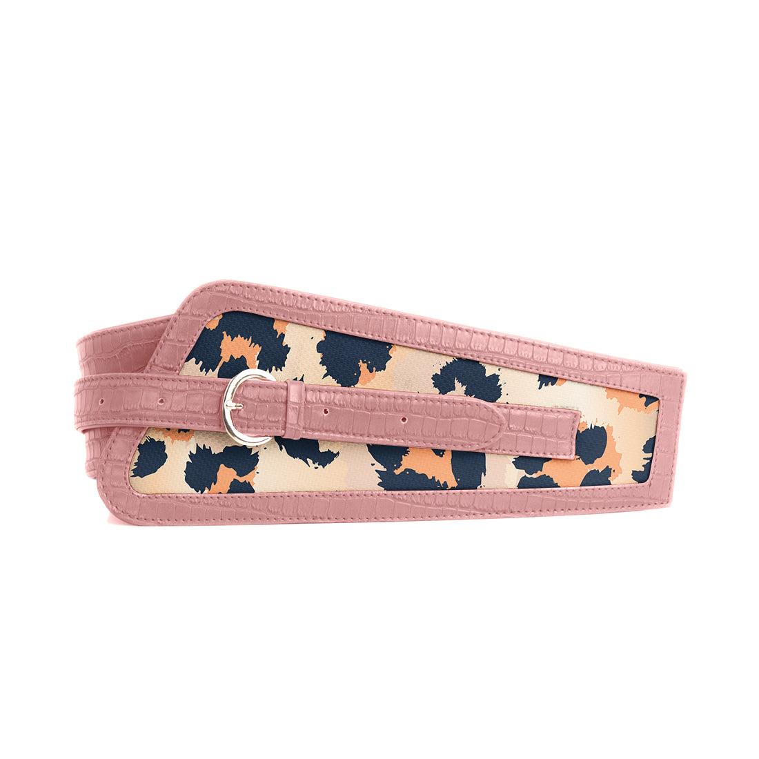 Rose Women's Belt Orange Cheetah - CANVAEGYPT