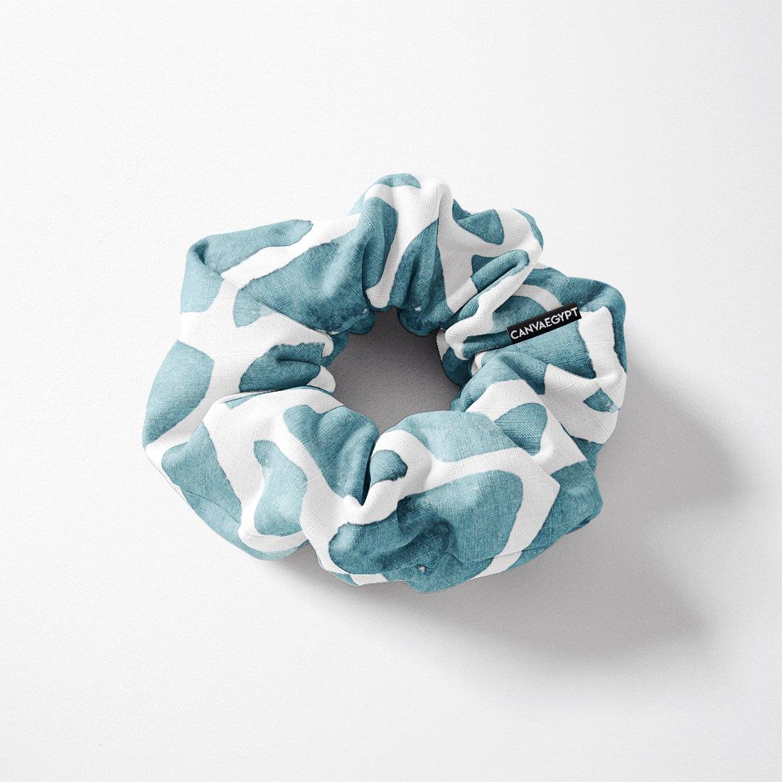 Scrunchie African Cyan - CANVAEGYPT