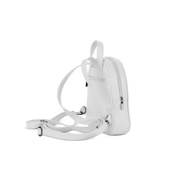 White O Mini Backpacks Rhombus sarong