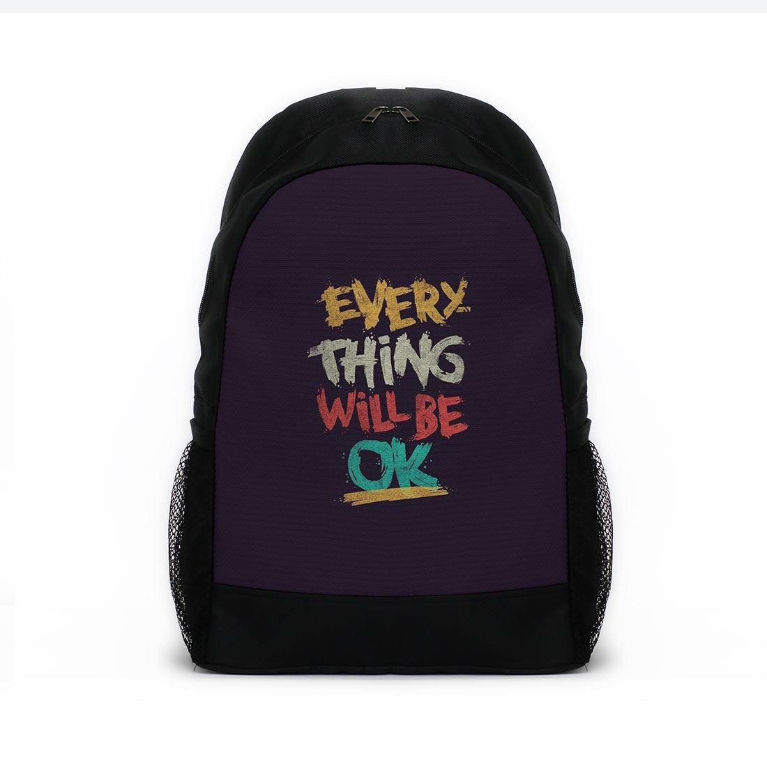 Sports Backpacks Everything will be ok - CANVAEGYPT