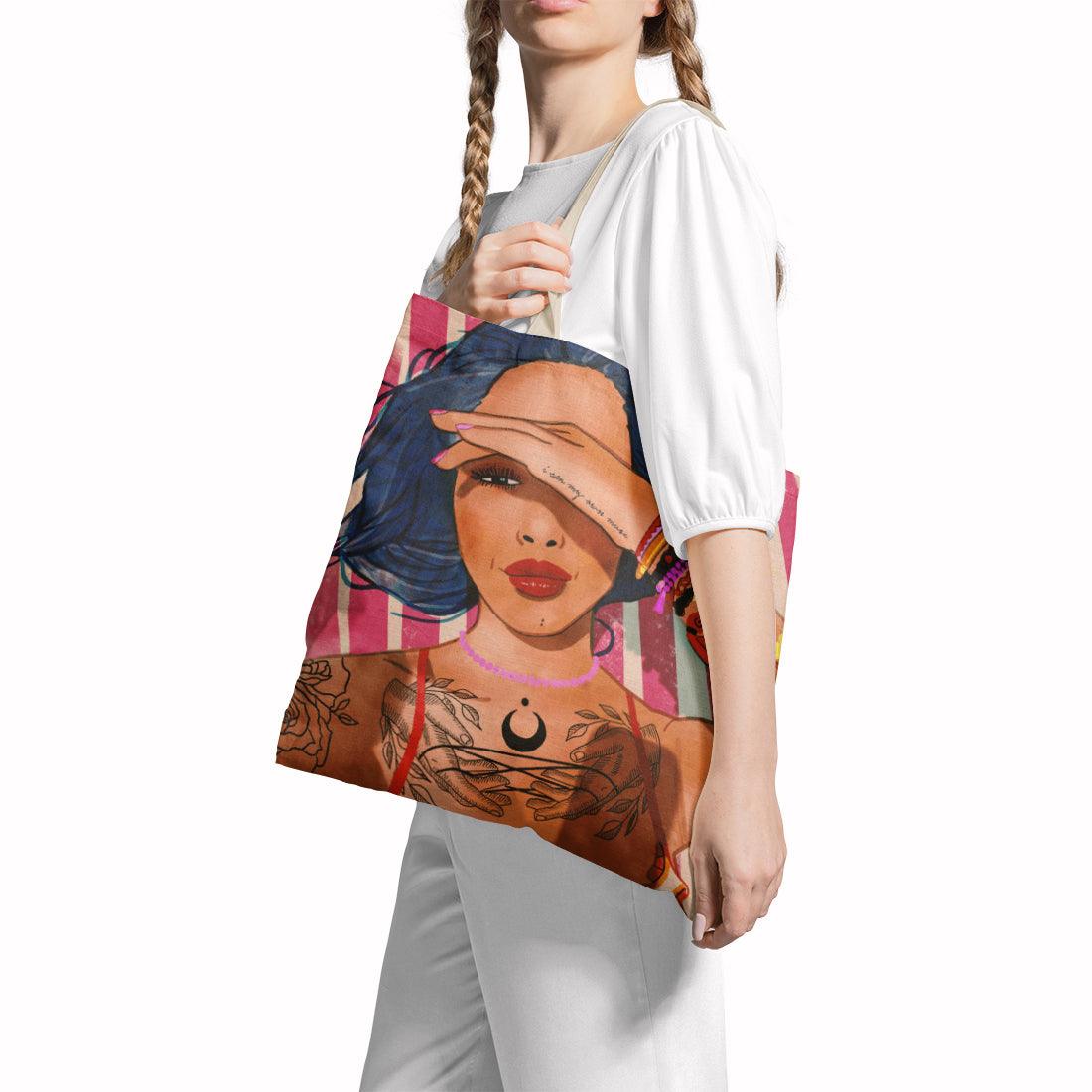 Tote Bag Festival Girl - CANVAEGYPT