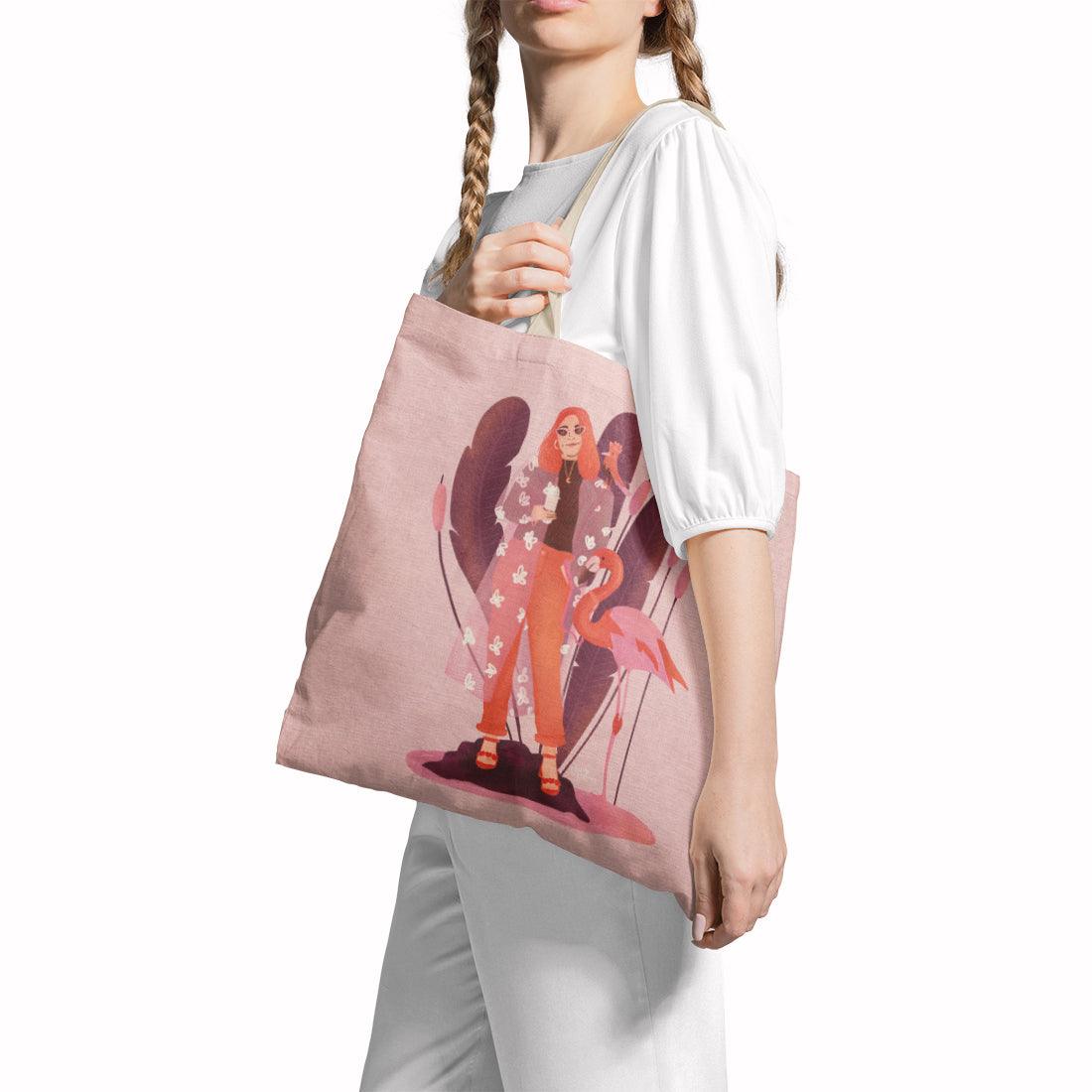 Tote Bag Flamingo - CANVAEGYPT