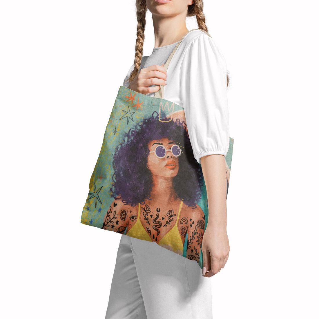 Tote Bag Flamingo Queen - CANVAEGYPT