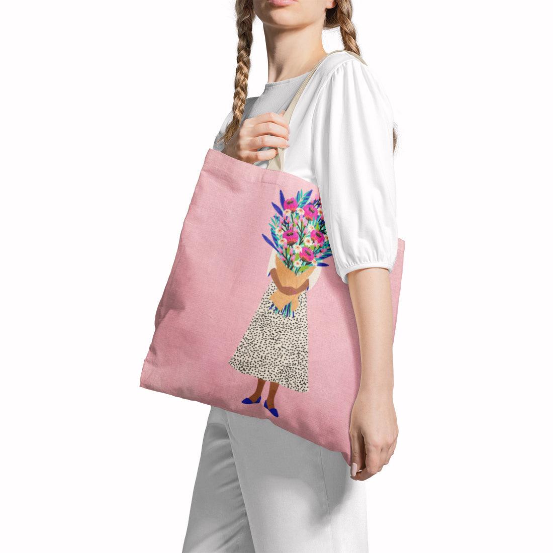 Tote Bag Flower Shop - CANVAEGYPT