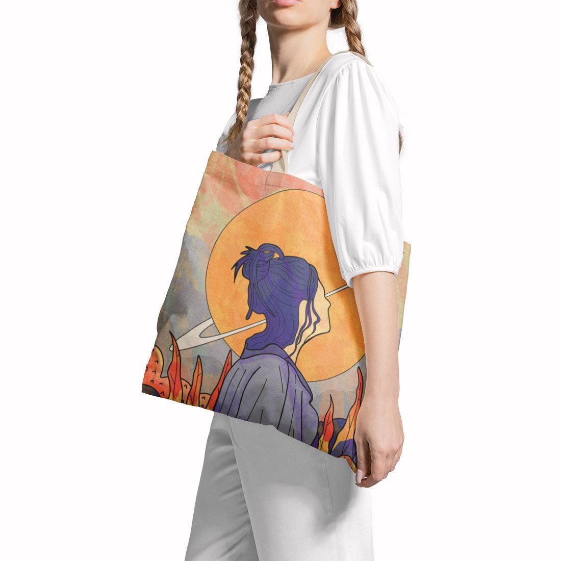 Tote Bag Looking beyond - CANVAEGYPT