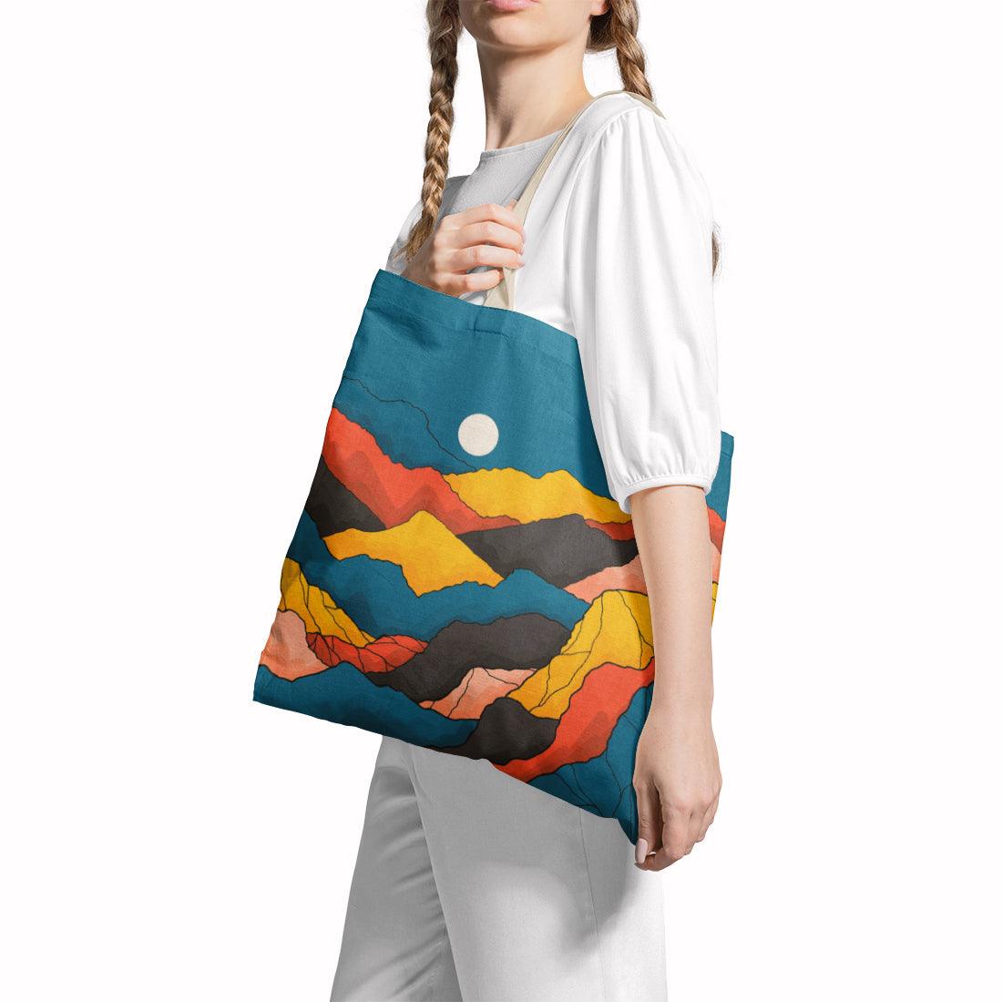 Tote Bag Mountain fields - CANVAEGYPT