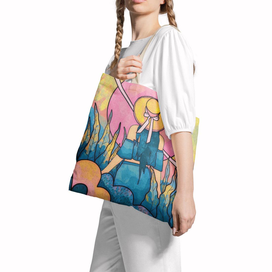 Tote Bag The space girl - CANVAEGYPT