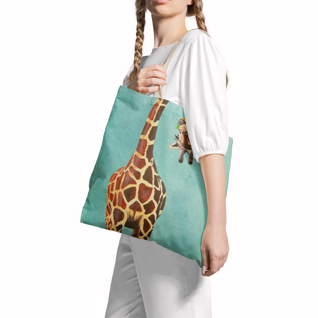 Tote Bag Giraffe - CANVAEGYPT
