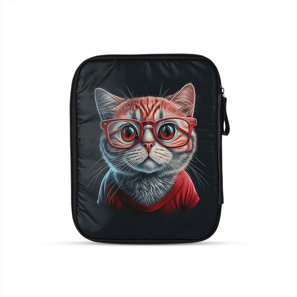 Tablet Sleeve Cat in Red