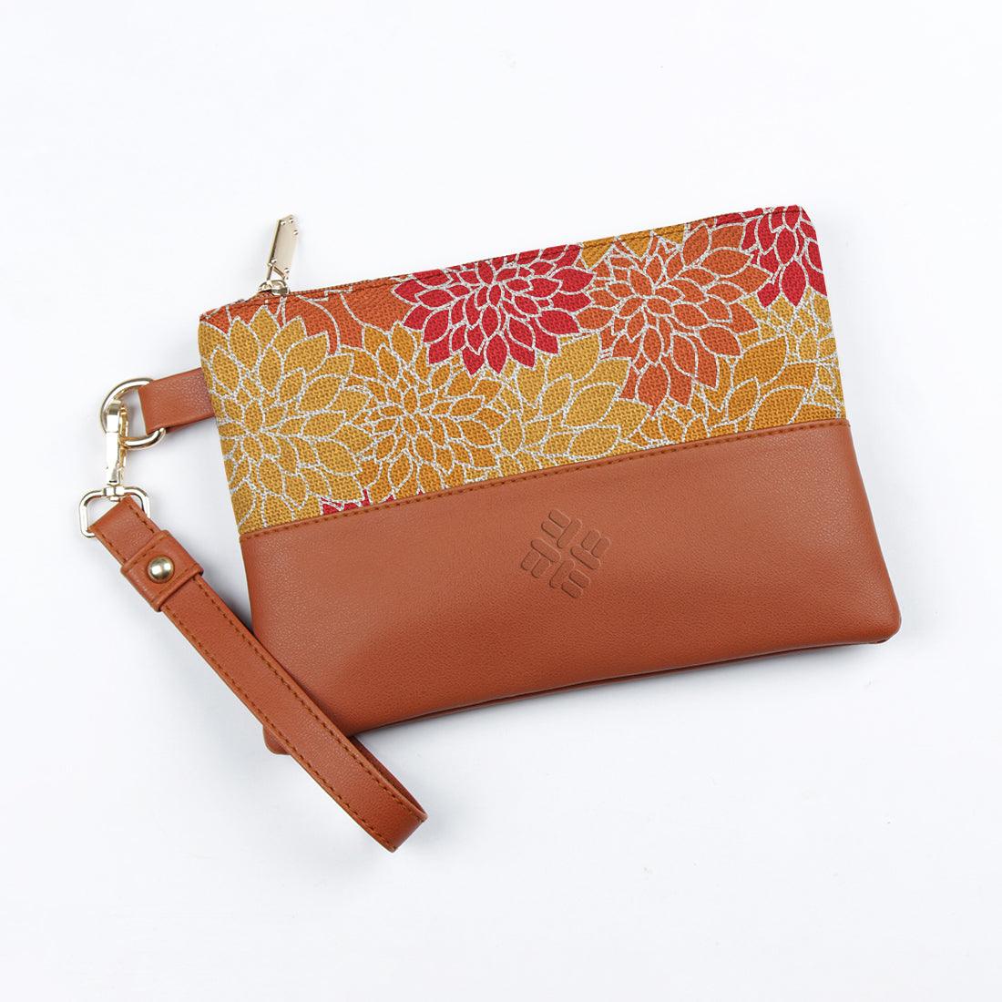 Toiletry Pouch Orange flower - CANVAEGYPT