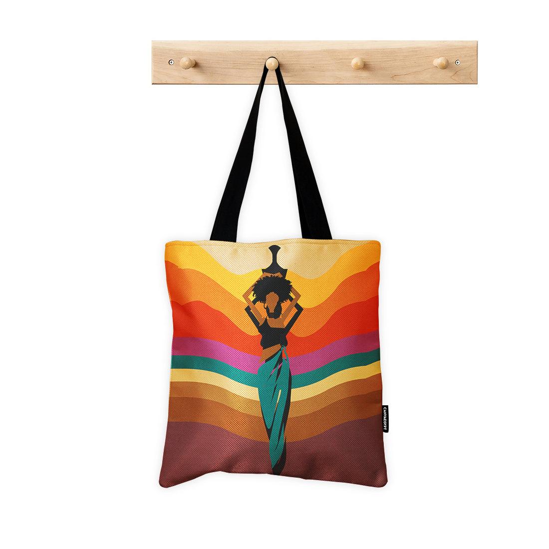 ToteBag African Lady - CANVAEGYPT