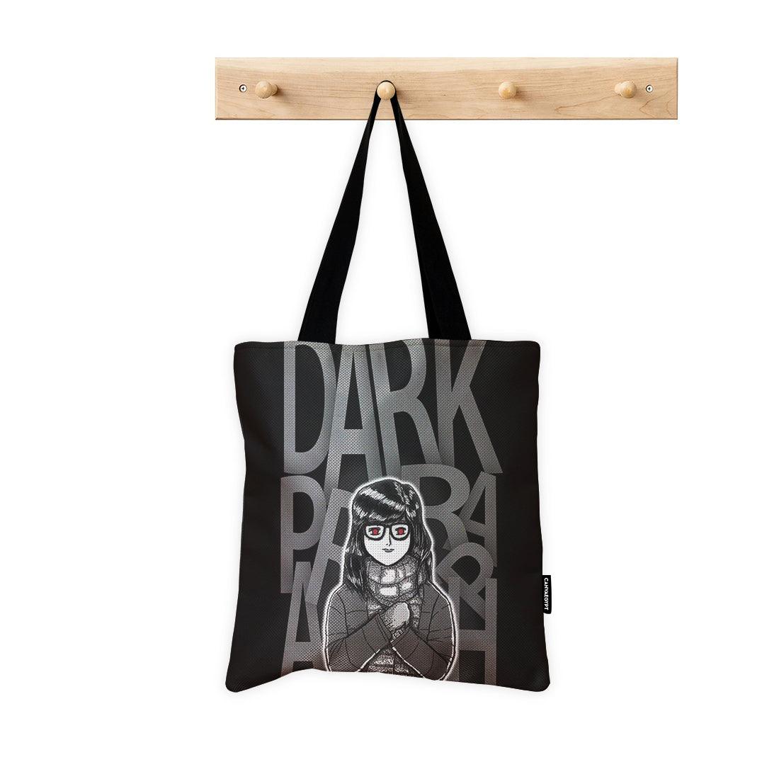 ToteBag Dark Paragraph - CANVAEGYPT
