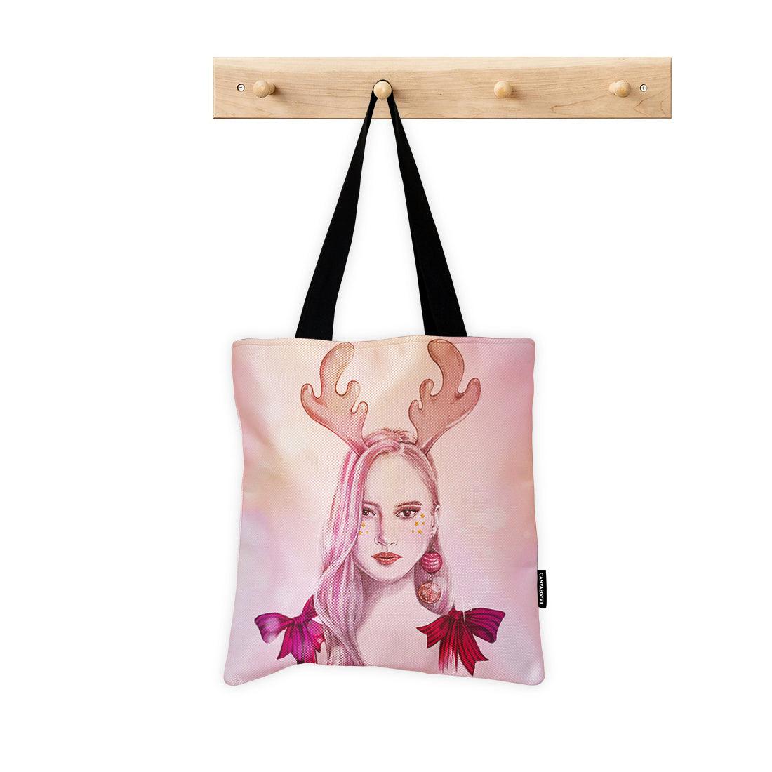 ToteBag Deer Girl - CANVAEGYPT