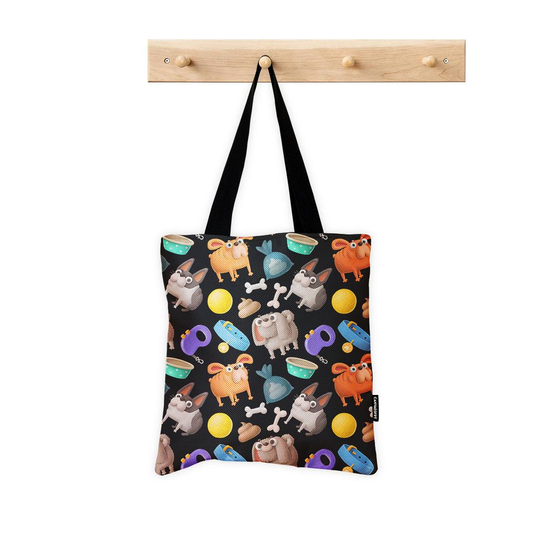 ToteBag Dogs Pattern - CANVAEGYPT