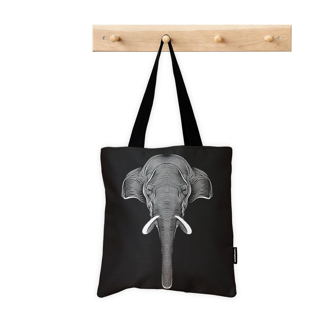 ToteBag Elephant Sktech - CANVAEGYPT