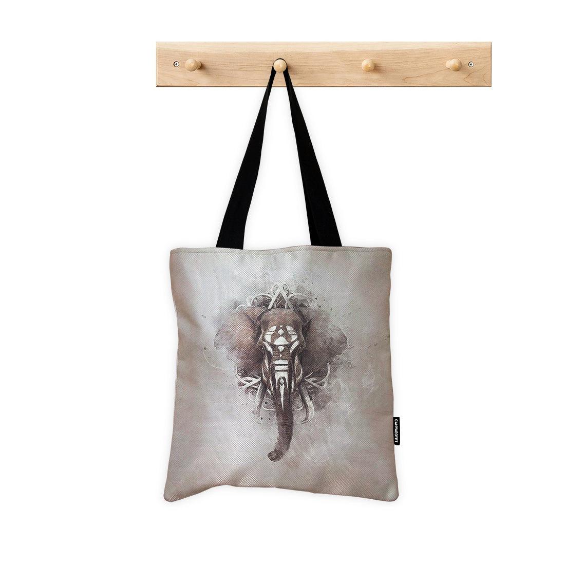 ToteBag Elephant ink - CANVAEGYPT