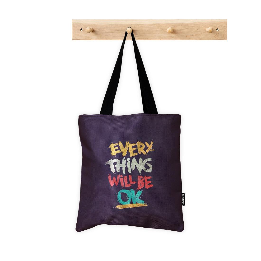 ToteBag Everything will be ok - CANVAEGYPT