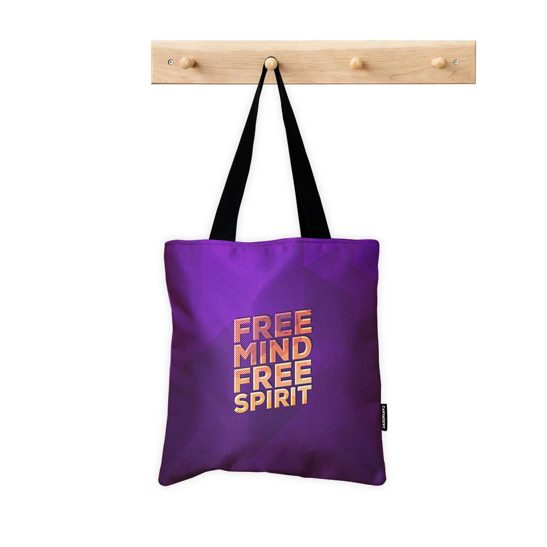 ToteBag FREE MIND FREE SPIRIT - CANVAEGYPT