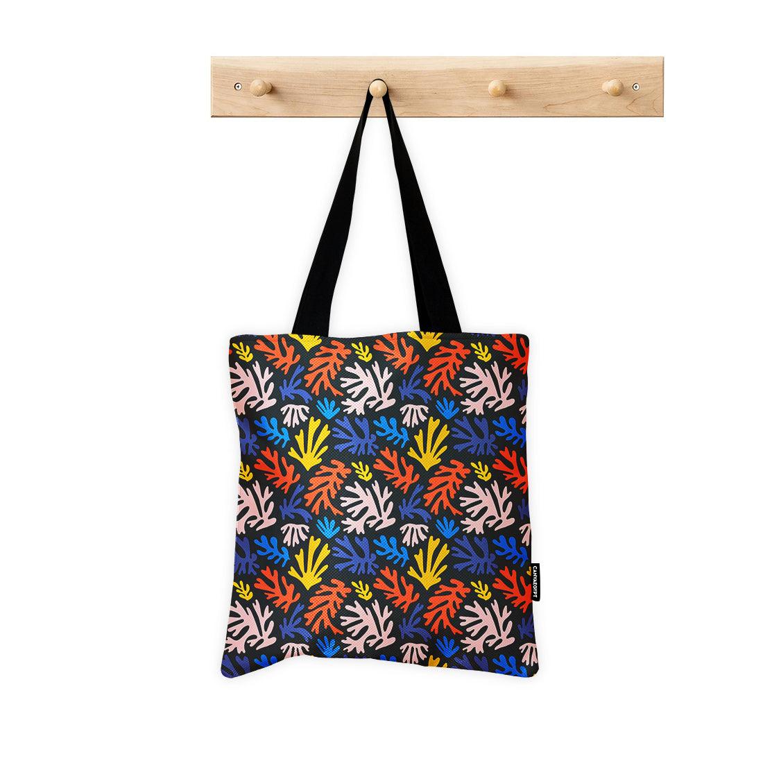 ToteBag Flowers Pattern - CANVAEGYPT