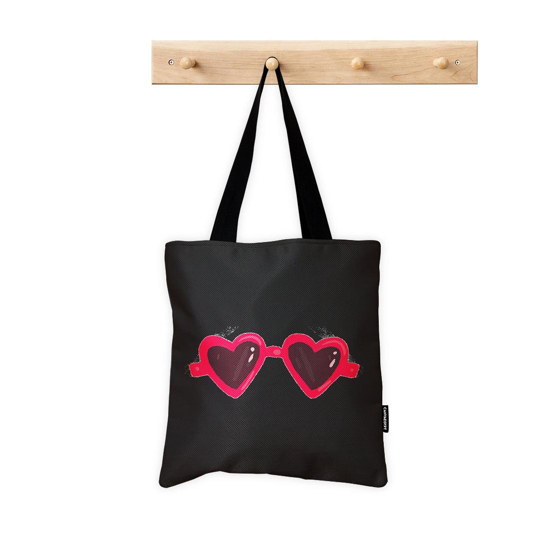 ToteBag Heart Glasses - CANVAEGYPT