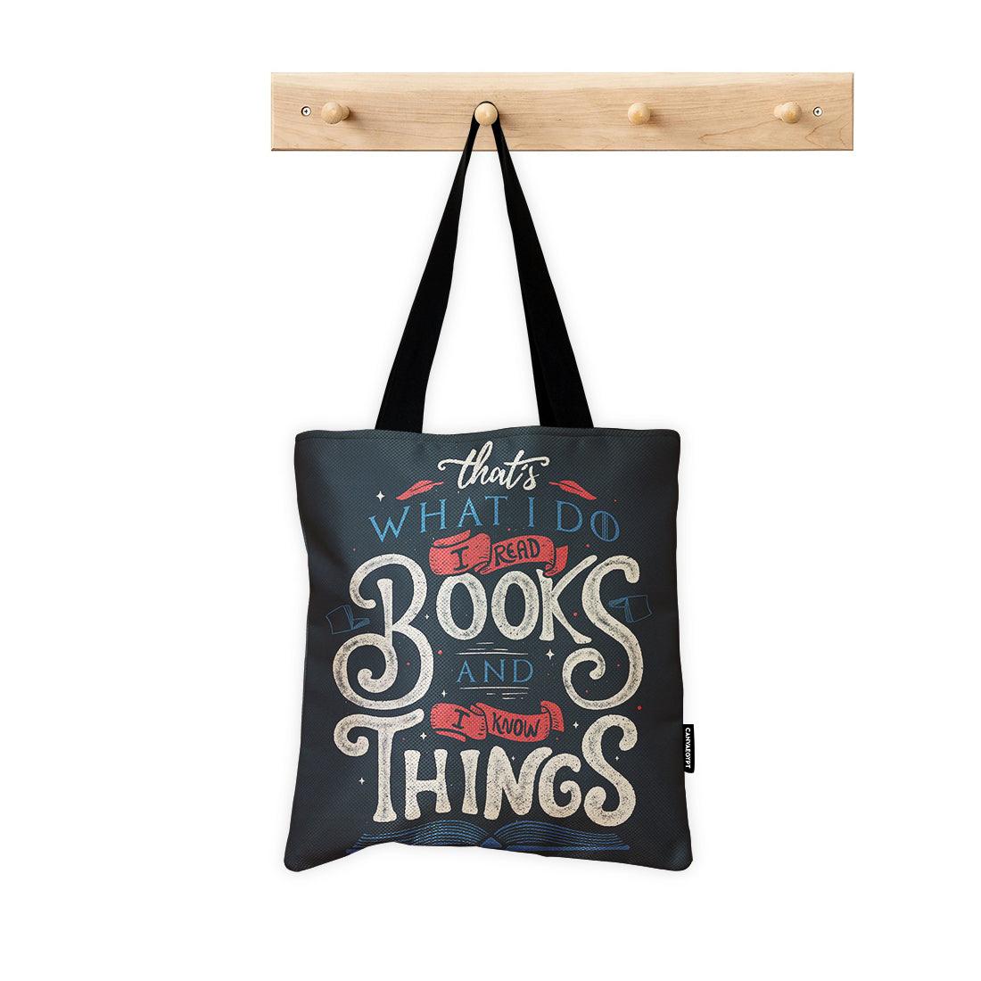 ToteBag I Read Books - CANVAEGYPT