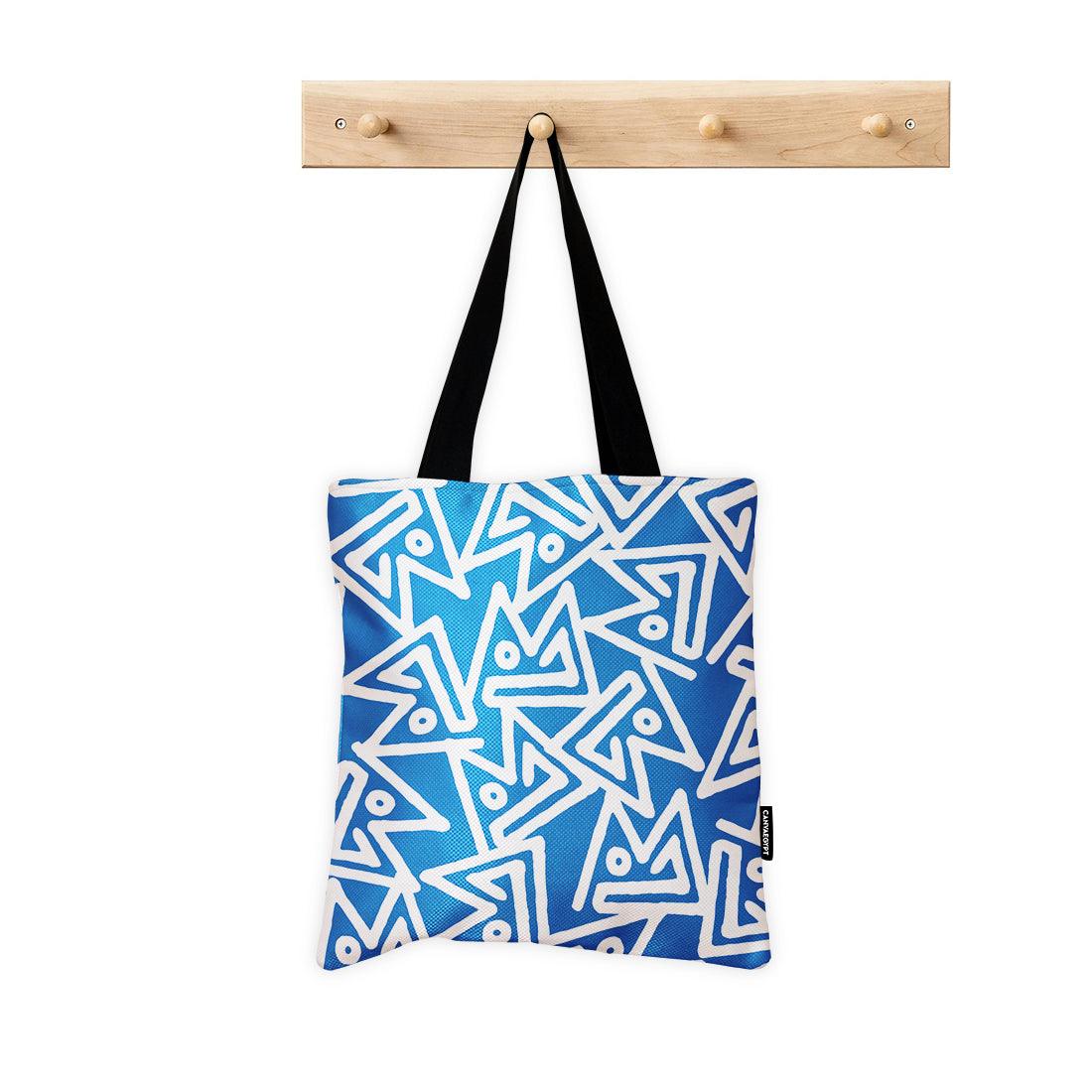 ToteBag Light Blue Seamless - CANVAEGYPT
