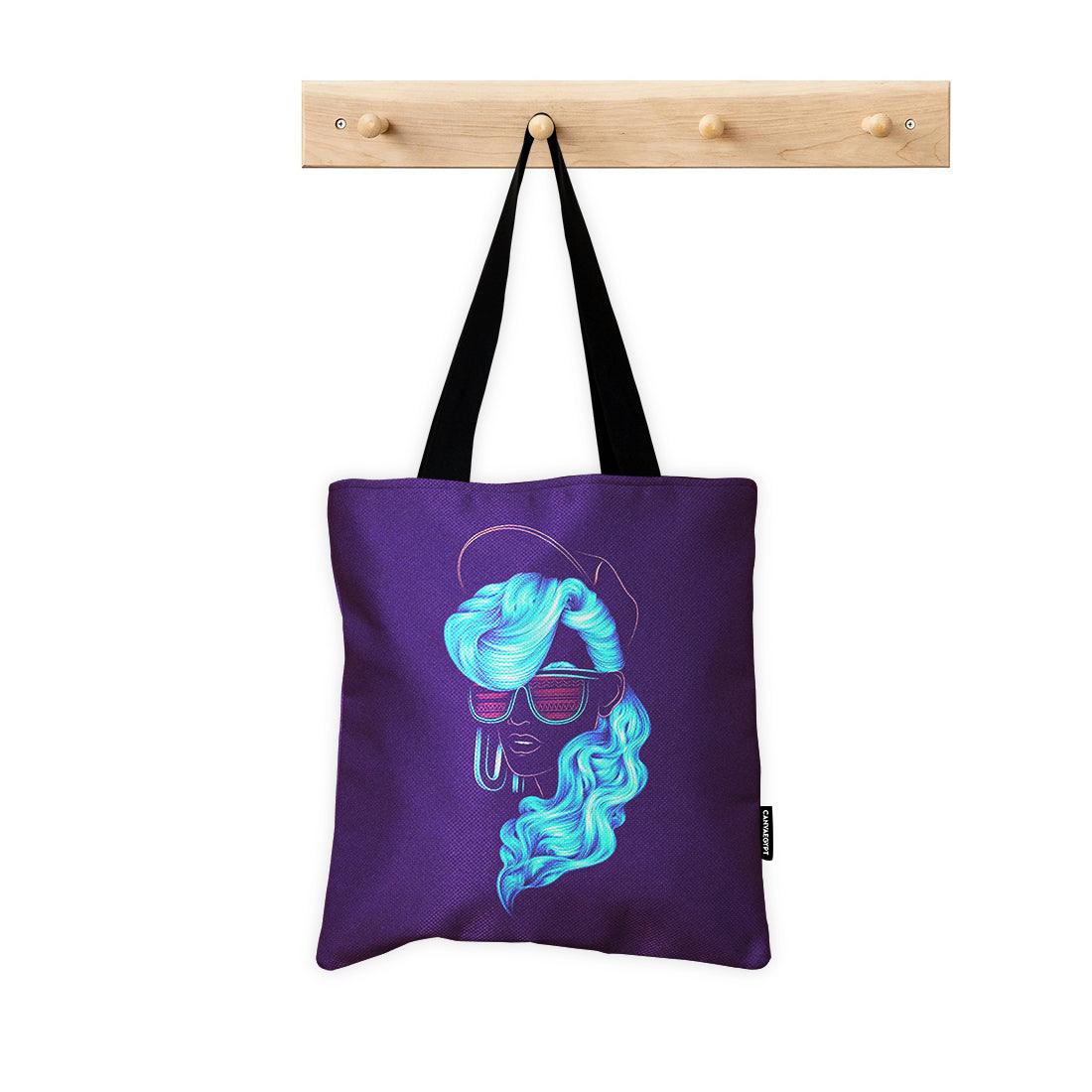 ToteBag Neon Girl - CANVAEGYPT