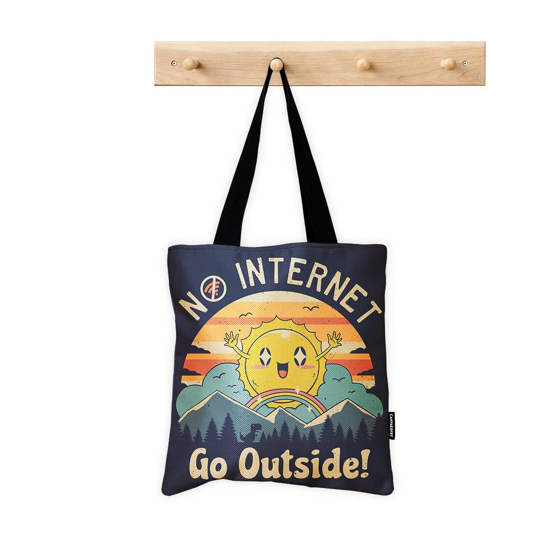 ToteBag No Internet - CANVAEGYPT
