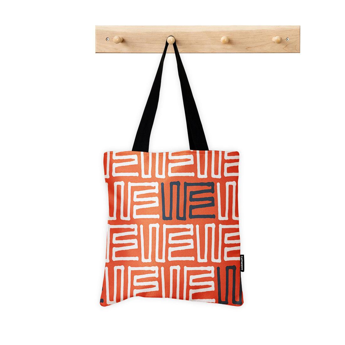 ToteBag Orange Seamless - CANVAEGYPT