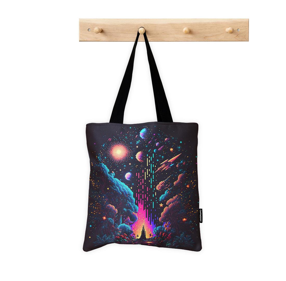ToteBag Pixel World - CANVAEGYPT