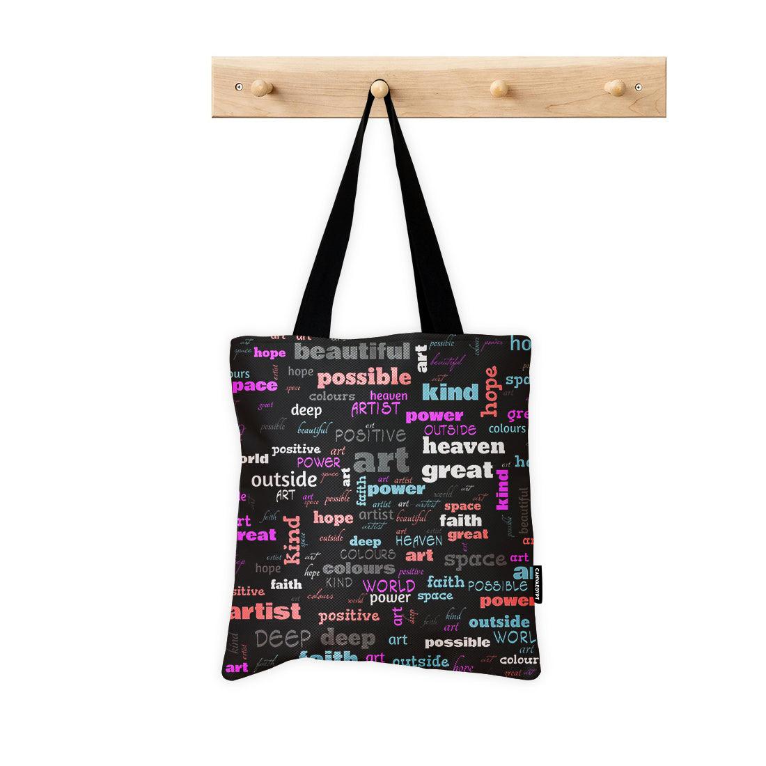 ToteBag Postive Words - CANVAEGYPT