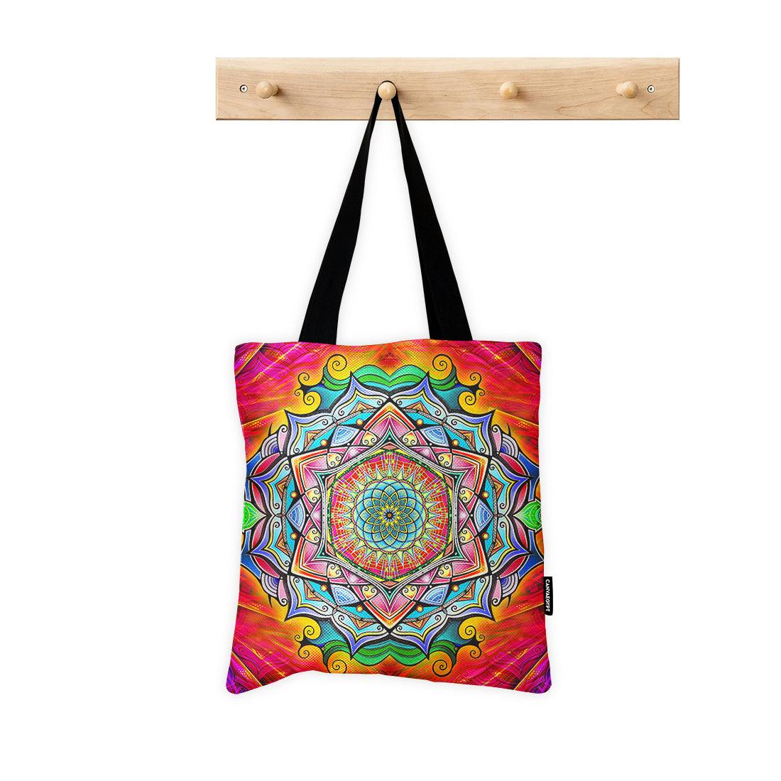 ToteBag Psychedelic Mandala - CANVAEGYPT