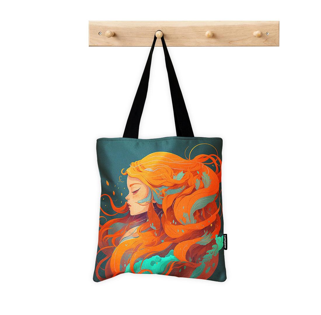 ToteBag Queen in orange - CANVAEGYPT