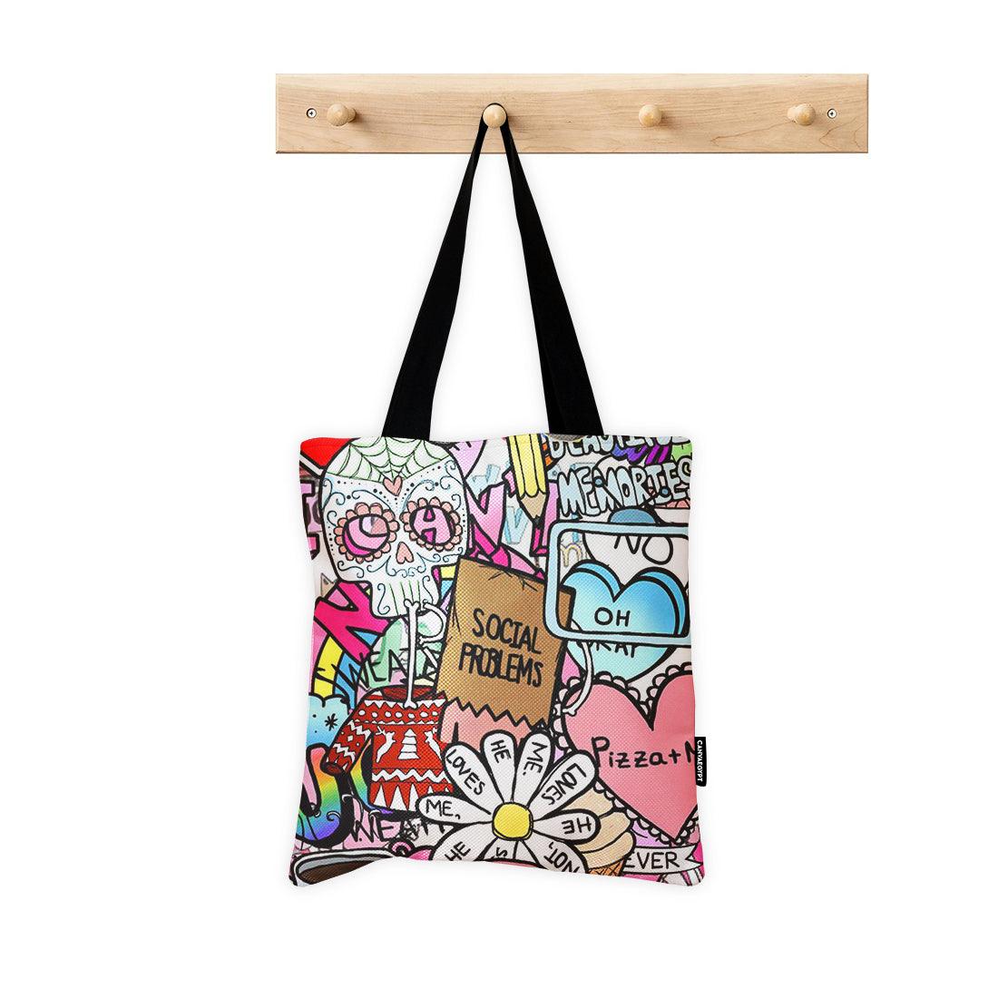 ToteBag Social Problems - CANVAEGYPT