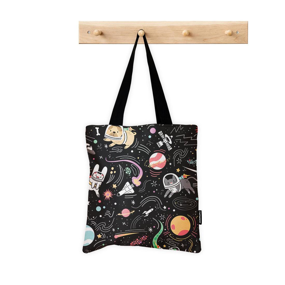 ToteBag Space pets - CANVAEGYPT