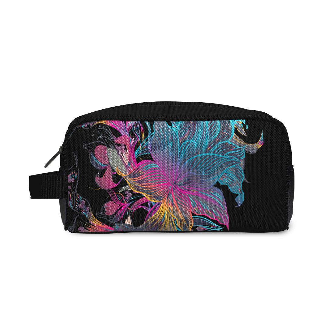 Travel Case Black Floral - CANVAEGYPT