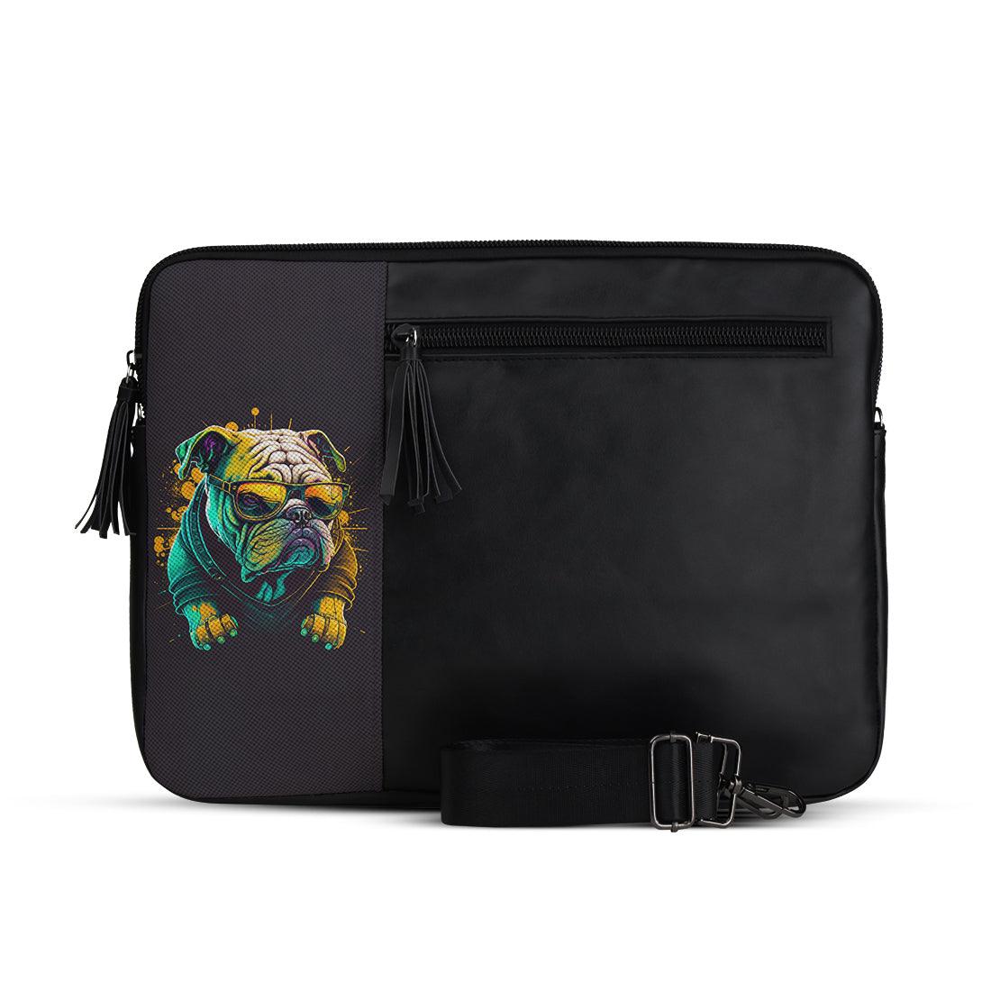 Vivid Laptop Sleeve Bulldog - CANVAEGYPT